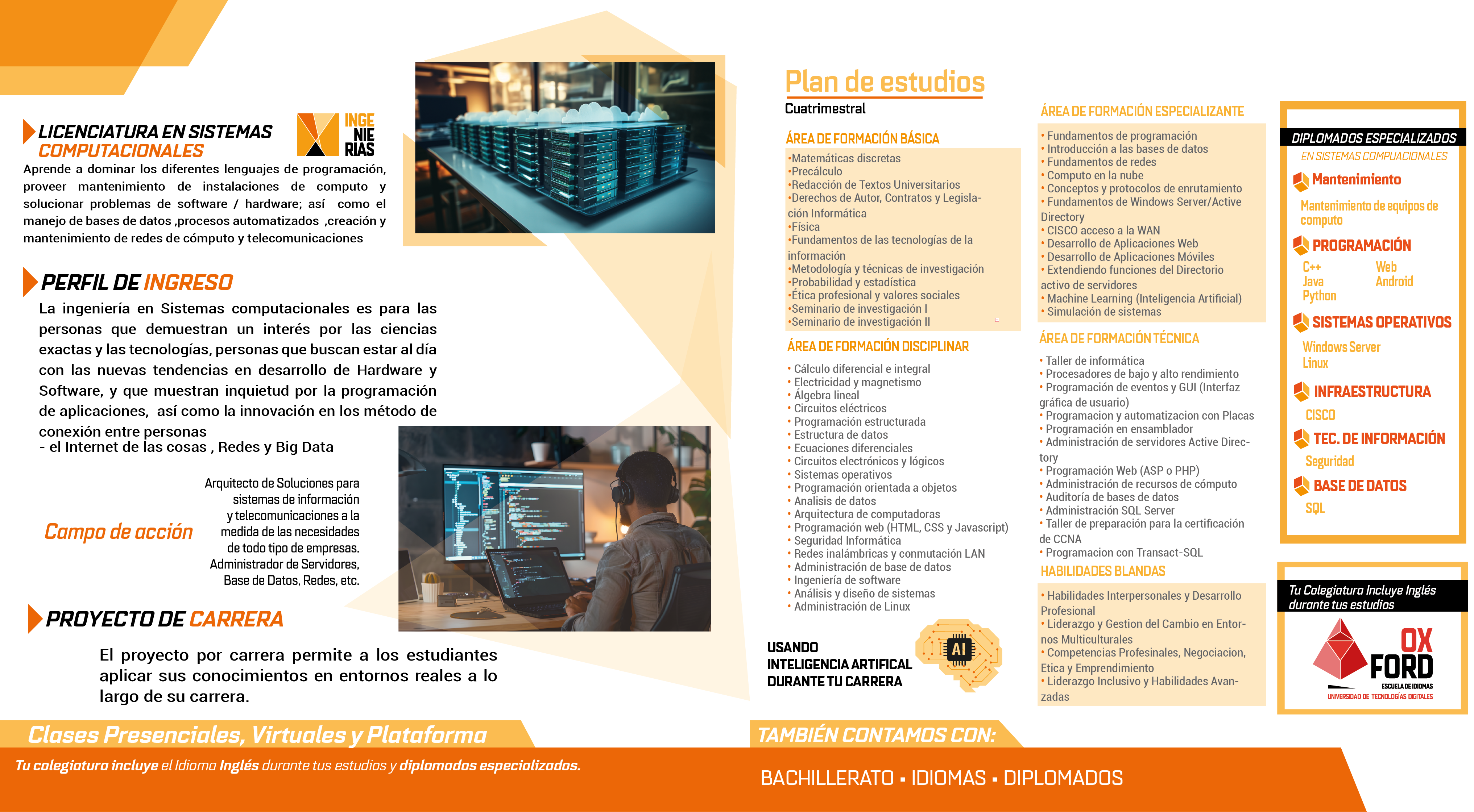 Plan de estudios
